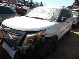 2014 Ford Explorer White 3.5L AT 2WD #F22015